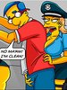 Three hot officers meticulous inspection of the guys' bodies - The Simptoons, Police Costume by welcomix (tufos)