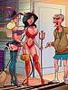 As soon as the door opened - Animated tales: Tricks and treats on Halloween night by Welcomix (Tufos)