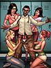 Detention: An anaconda sleeping in his pants by black n white comics