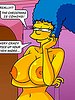 He feels horny while watching his wife having sex with other men - The Simptoons - Christmas Present by welcomix (tufos)