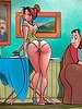 They left practically half her ass hanging out - Animated tales: My friend's big-assed mom by Welcomix (Tufos)