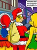 He feels horny while watching his wife having sex with other men - The Simptoons - Christmas Present by welcomix (tufos)