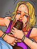 Girl's night out Debbie - This is the biggest cock I've ever sucked by kaos comics