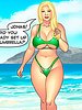 Wow, aunt looks so hot in that bikini - Aunt, Cousins and co., Enjoying a beach vacation by welcomix (tufos)