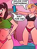 The jerk-off guy wastes no time and goes there to enjoy her in sexy pajamas - The Naughty Home - Sleepover by welcomix (tufos)