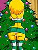 I got so horny that my dick is bulging tight un my pants - The Simptoons, Christmas at nursing home by welcomix (tufos)