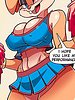 She'll do whatever it takes to be chosen - Looney Toons, The new cheerleader by welcomix (tufos)