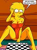 My dick got hard - The Simptoons Playing checkers by welcomix (tufos)