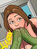 You are truly impressive, earth woman - Saving halloween by dirty comics