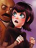 Hotel Transylvania - Count Dracula, Jonathan, Mavis, Frank, Wanda by Cartoon Reality