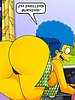 Hold the cock firm and knead gently - The Simptoons - Pepperoni Pizza by welcomix (tufos)