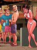 We walked for a while - Animated tales: Lost and without our clothes at the waterfall by Welcomix (Tufos)