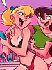The jerk-off guy wastes no time and goes there to enjoy her in sexy pajamas - The Naughty Home - Sleepover by welcomix (tufos)