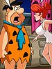 I bet twenty clams that I can hunt your wife - The Flintstoons Swapping wives at the dinner by welcomix (tufos)