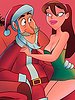 Santa Claus wants to know if Anna was a good girl during the year - The Naughty Home animation, Christmas at the Naughty Home by welcomix (tufos)